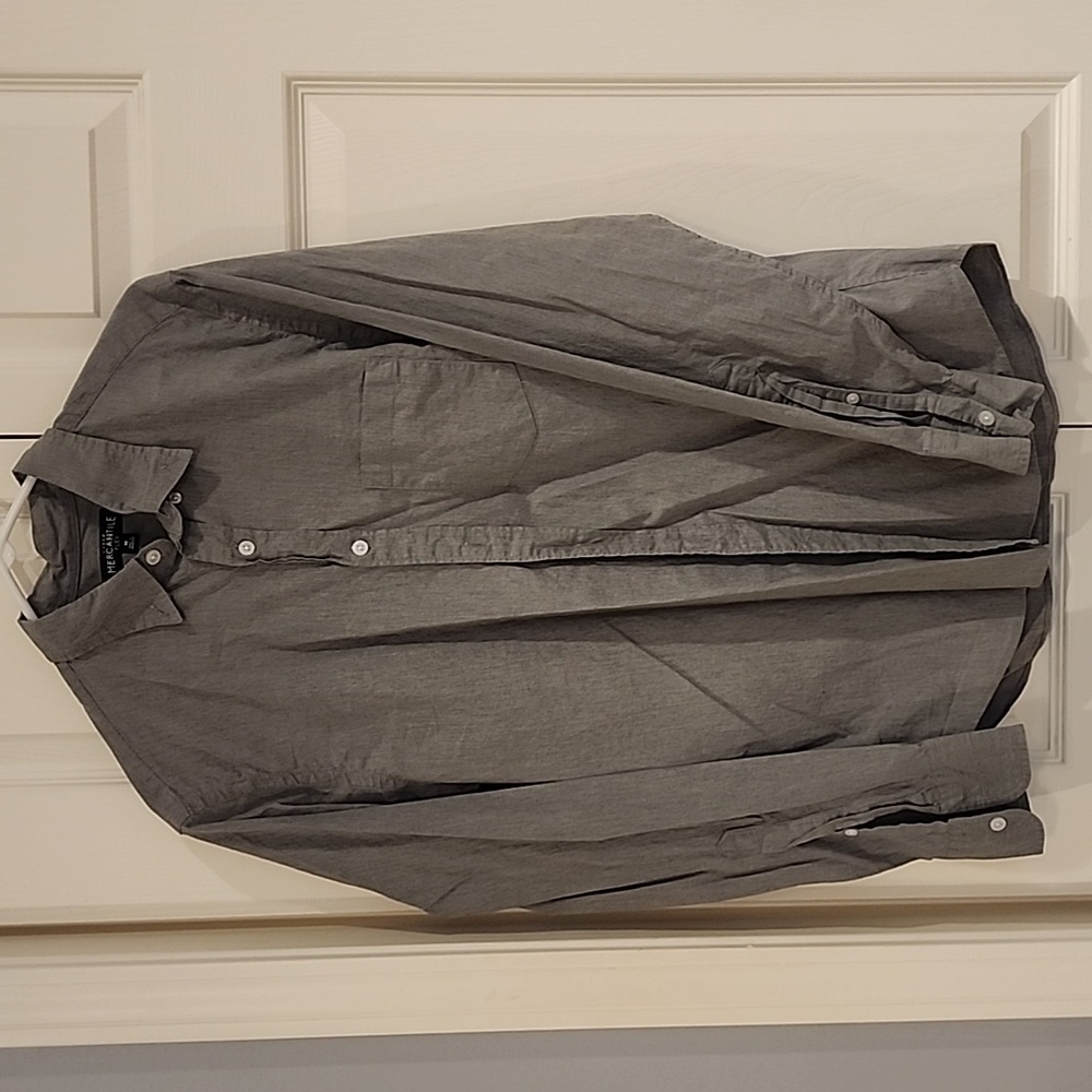 Men's gray J. Crew button down